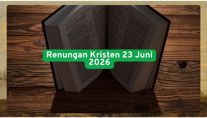 Renungan Kristen 23 Juni